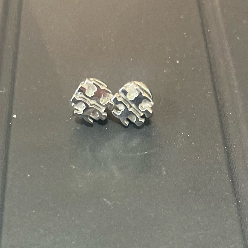 Silver Tory Burch earrings